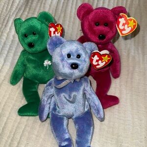 Ty Valentina Beanie Baby, Clubby ll, Erin